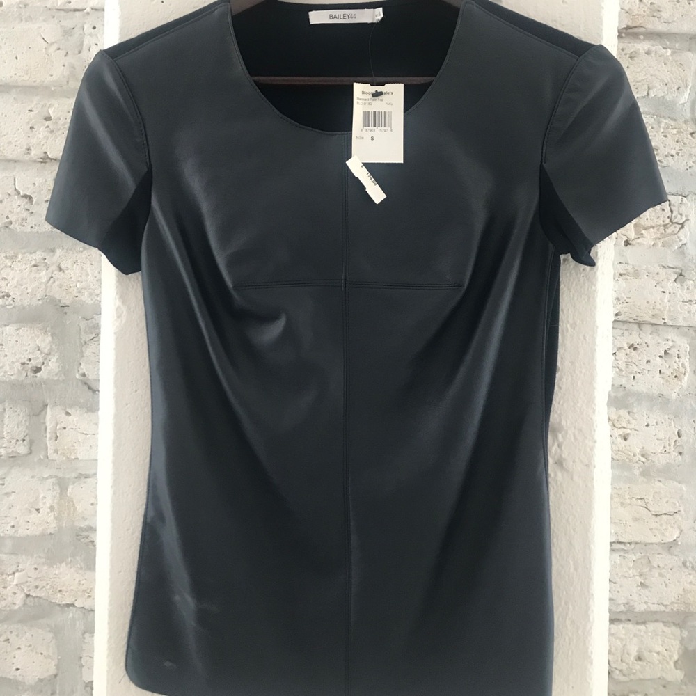 NWT Bailey 44 Leather Shirt